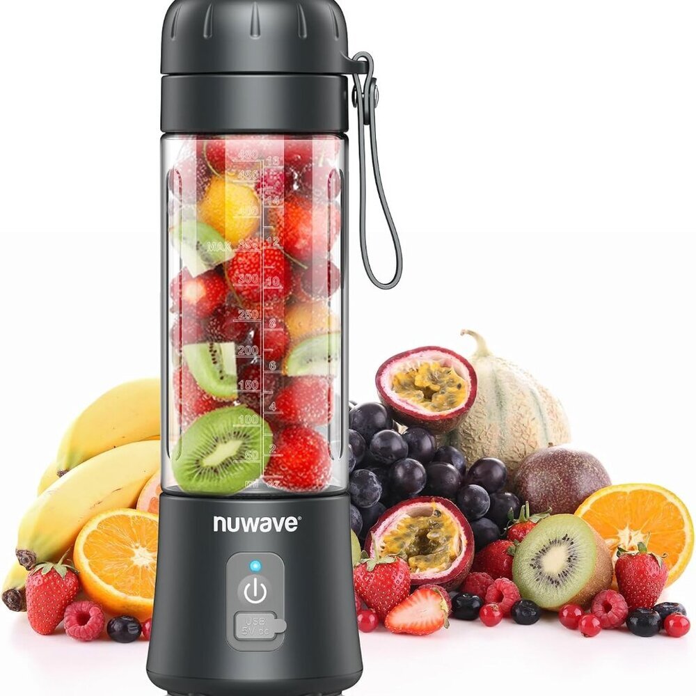 Portable Blender for Smoothies and Shakes, 2025 New & Improved, 16 OZ On-The-Go